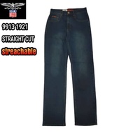 GA BLUE STRAIGHT CUT JEANS STRETCHABLE 9913-1921