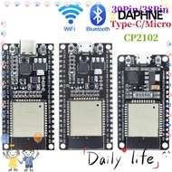 DAPHNE ESP32 ESP-32S Development Board, ESP-WROOM-32 2.4GHz Microcontroller Processor Integrated, Du
