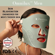 OMNILUX MEN Flexible Red &amp; Near-Infrared LED Face Mask Light Therapy Skin Rejuvenation Anti-Aging