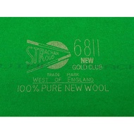 10ft / 12ft Strachan 6811 Gold Club Snooker Table Cloth & Side Cushion