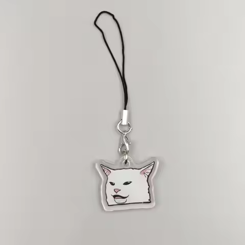 Peanut Keychain Fun Meme Woman Barked At The Cat Ins Smudge Meme Smudge Cat Memes Key Chain Student 