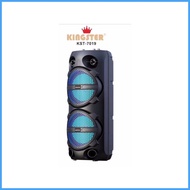 ❁ ☪ ✆ KST-7019 8.5X2 4500W Kingster Super Bass Karaoke Wireless Bluetooth Portable Speaker with fre