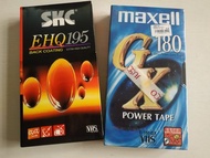 全新 錄影帶 VHS 2 盒