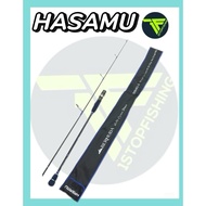 ROD, HASAMU BERMUDA SOLID CARBON BLANK SPINNING (BUTT JOINT)