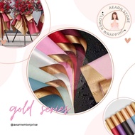[20Sheets] 58x58cm · 2 Tone Gold Series Flower Wrapping Paper Bouquet Flower Florist Wrapper Paper P