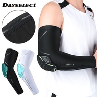 【NATA】 DAYSELECT 1 Pcs Sport Crashproof Elbow Pads Compression Arm Sleeves Protectors for Outdoor Basketball Football Bicycle Elbow Support Guard