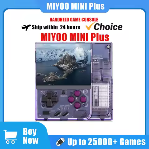 MIYOO Mini Plus Portable Retro Handheld Game Console V2 Mini+ IPS Screen Classic Video Linux System 