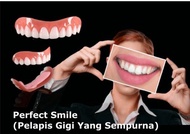 Unik Paket Gigi Palsu atas bawah instan Perfect Smile Gigi Tiruan