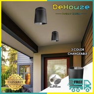 DeHouze Lighting Outdoor Surface Downlight Casing GU10 Holder Black Downlight Ceiling light (248)