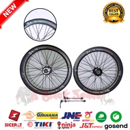 Wheel Set Wheelset Sepasang Velg Rims Sepeda 20 Murni SYTE ST-D846 Alloy 36 H Seli Folding Termurah 