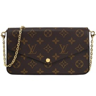 Louis Vuitton LV M81896 M61276 Pochette Félicie 經典老花鏈條手拿/斜背包