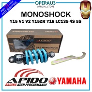 100% ORIGINAL APIDO MONOSHOCK MONO Y15 V1 V2 Y15ZR Y16 LC135 4S 5S 205MM OHLINS SHOWA APIDO KYB RAPI