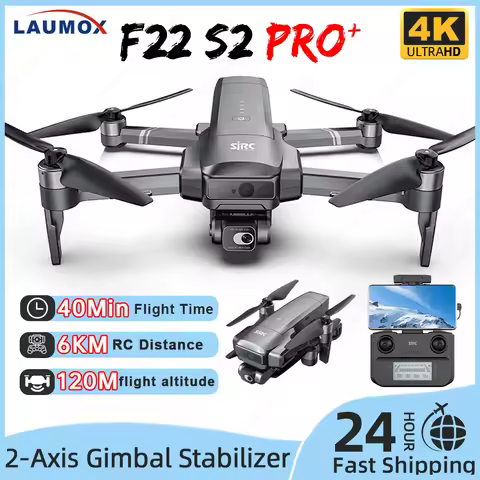SJRC F22 S2 PRO GPS Drone 4K Professional 2-Axis Gimbal EIS Camera With Laser obstacle avoidance RC 