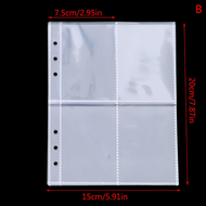 10Pcs A5 Photo Album Binder Sleeves 1P 2P 4P Photo Album Binder Refill Inner Cards Photocard Refill 