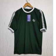 HIJAU KATUN T-Shirt Taped Laurel Freed Perry Bottle Green Cotton 24s | Best Selling Imported Quality