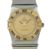 【日本直送】OMEGA 歐米茄 星座系列 腕錶 鍍金 x 不鏽鋼 石英機芯 指針式顯示 金色錶盤 女款【二手】