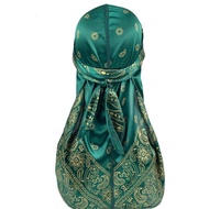 DURAG Cashew Flower Headscarf Long Tail Cap Hip Hop Men Women HIPHOP Headgear NBA Street Dance Stree