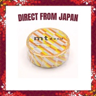 【Direct From Japan】
Kamoi Masking Tape mt 1P Block Stripe MT01D438 Orange