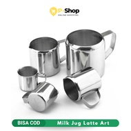 Pstore Glass Milk Jug Espresso Latte Art Stainless Steel