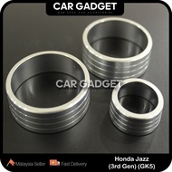 Honda Jazz Fit GK GK5 T5A 3rd Aircond Knob Lining 2014 - 2018 Jazz GK Car Gadget Car Accessories