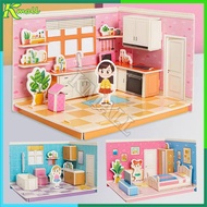 3D Foam Puzzle DIY Home Puzzle Paper Puzzle Educational Toys Cute 3D House Puzzle