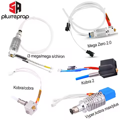 12V 24V J-Head Hotend with 0.4mm Nozzle Silicone Sock PTFE Tube for Anycubic Vyper Cobra Kobra2 Max 