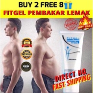 🔥OFFER BUY 2 FREE 8💥🔥| Fitgel Pembakar Lemak rasa Sejuk tak Panas | Gel Kurus | Losyen Kurus | Krim 