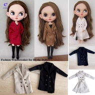 CORSAKI Doll Windbreaker, Fashion Casual Long-sleeved Tops Clothes,  Mini DIY Doll Accessories Doll 