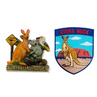 Australian Kangaroo Koala Refrigerator Magnet+Australia Ururu Ayers Rock Armband [2 Piece Set] World
