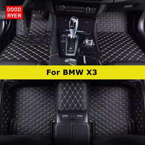 DOODRYER Custom Car Floor Mats For BMW X3 E83 F25 G01 F97 Auto Carpets Foot Coche Accessorie