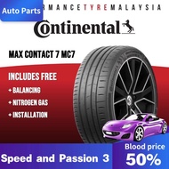 Ban kereta ☁NEW Continental MaxContact 7 MC7  MaxContact MC6 16 17 18 INCH Tyre Tayar Tire (INSTALLA