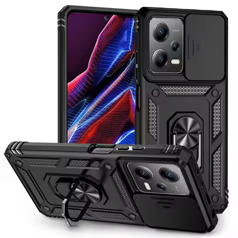 For Poco X5 X5 Pro 5G Case Slide Lens Camera Protect Phone Case For Pocox5pro Poko X5pro X 5 Pro 5X 