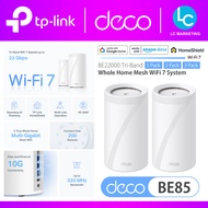 TP-Link Deco BE85 BE22000 22Gbps Tri-Band Whole Home Wireless WiFi 7 Mesh Router System (1 / 2 / 3 P