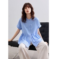 DME | เสื้อเชิ้ตคอปกลายขวางสไตล์นักเดินทาง