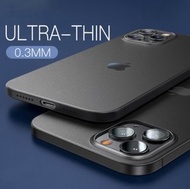 iPhone 12／12 Pro 0.3mm 超薄保護殼 黑色 