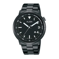 [Luxolite] ALBA Mens Watch AG8L89 Quartz Black Stainless Steel Strap AG8L89X1