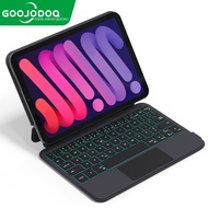 GOOJODOQ for ipad Keyboard Case for iPad Mini 6 6th Generation Floating Cantilever Stand Multi-Touch
