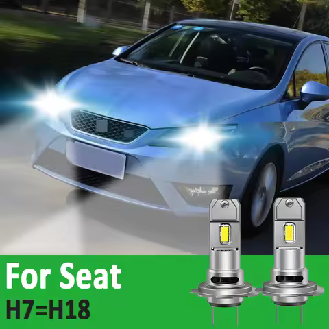 2x H7 Led Canbus Headlight Car Light Blub Moto Lamp 12v 55w For Seat Ibiza 6l 6j Leon 5f Mk2 Mk3 Mk1