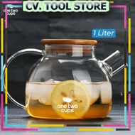 TOOL STORE - One Two Cups Chinese Teapot Maker Glass 1L - BR-384