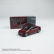 MINIGT 1: 64 970 #Benz EQS 580 4MATIC Red Alloy Car Model
