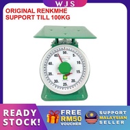 (ORIGINAL) WJS RENKMHE Analog Commercial Mechanical Weighing Scale Analog Scale Weighting Measurement Tool Market Scale Mechanical Scale Heavy Penimbang Berat 称重秤 30KG 50KG 100KG [FREE RM 50 VOUCHER]