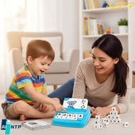 AINTP Letter Sticker Toys, Puzzle Paper Number Cognition Early Math Game, Math Flash Cards Memory En