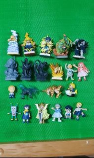 絕版 Bandai 魔法小神童加旋 Zatch Bell !! 金色的卡修 魔界少年賈修 魔界小金毛 金童卡修 玩具公仔扭蛋盒蛋食玩