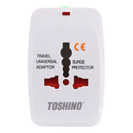 ปลั๊กแปลง 4 in 1+Surge+2A1C 5V2.4A โตชิโน DE-204UC 
