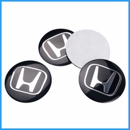 ◙ ♒ Honda 4pcs 56mm Car Wheel Center Hub Cap Emblem Sticker for civic city Mugen U-219