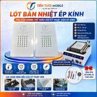 Glass press table mat, 7 inch heat table