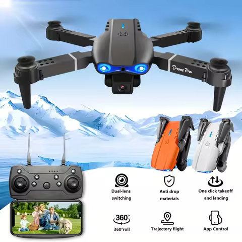 KBDFA E99Pro Drone HD Professional 8K drone Dual Camera WIFI fpv Aircraft Quadcopte Obstacle Avoidan