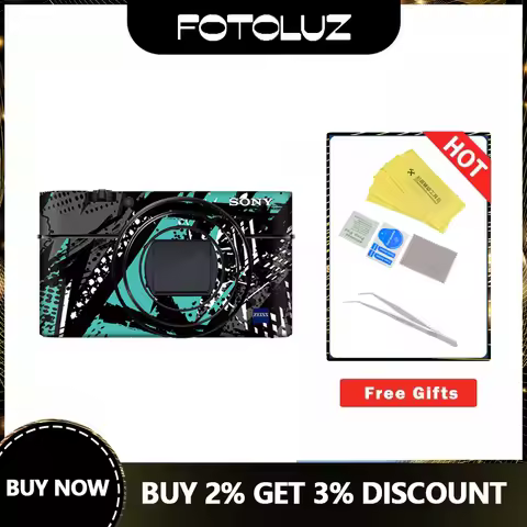 Camera Body Skin Sticker Film for Sony ZV1 RX100M6 RX100M7 RX100M4 RX100M5 Full Vinyl Decal Wrap Pro