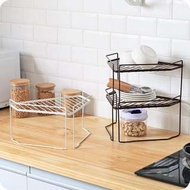 廚房鍋具轉角架 整理架 置物架三角架 收納架角架子 #0424