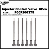 6Pcs Common Rail Fuel Injector Control Valve F00RJ00375 FOORJ00375 for Mitsubishi Fuso Trucks Buses 